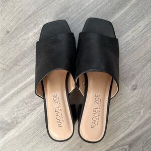 Rachel Zoe Elegant Black Mules